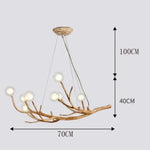 Lustre branche suspendue