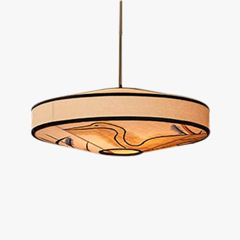 Elegant modern bright chandelier.