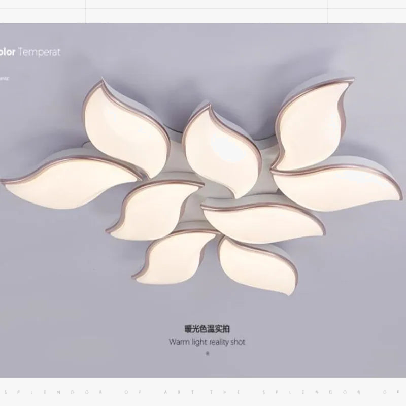 Elegant remote-controlled decorative chandelier