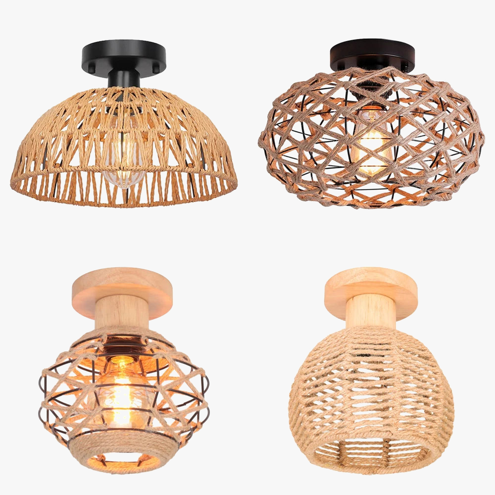 Rustic industrial ceiling pendant