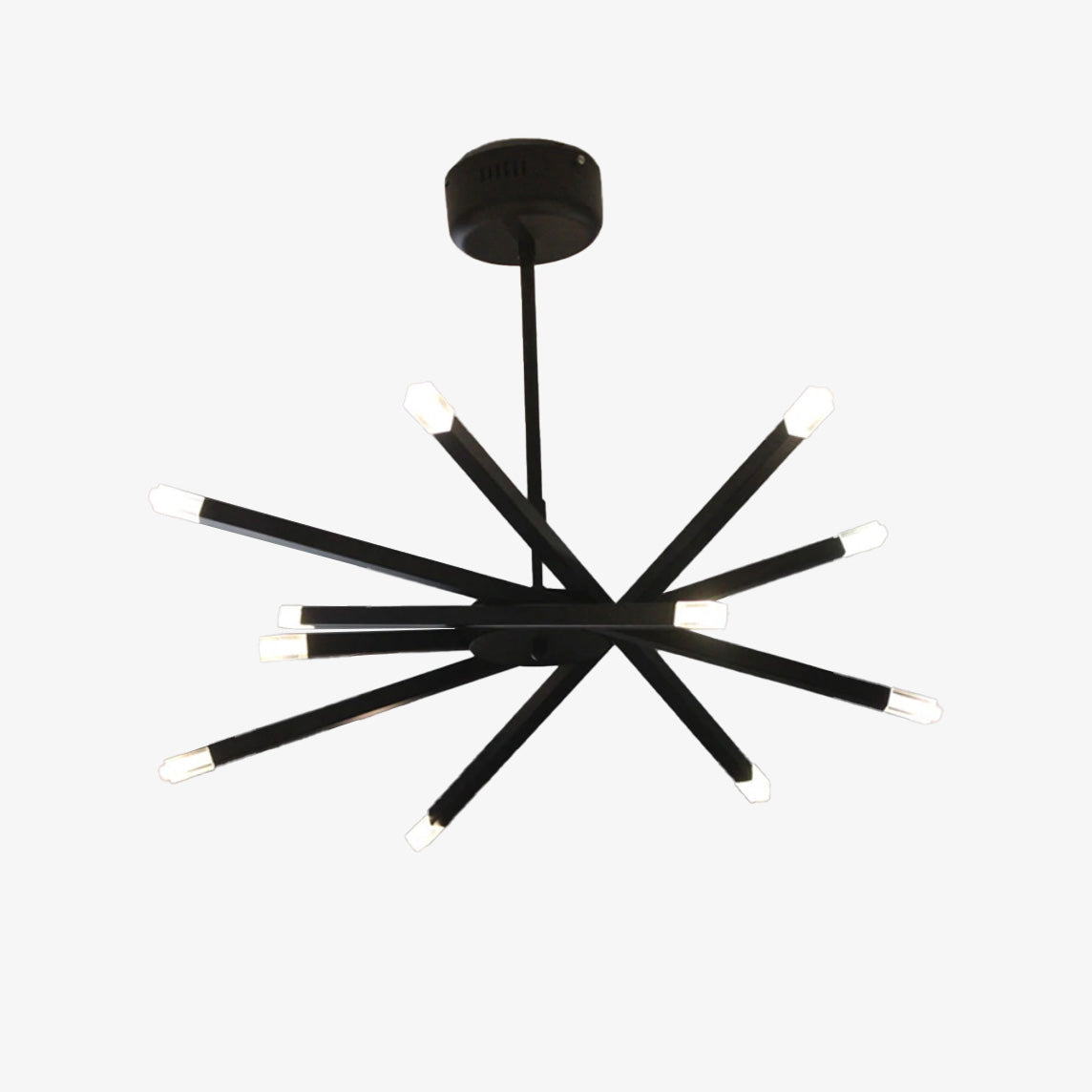 Elegant design chrome chandelier