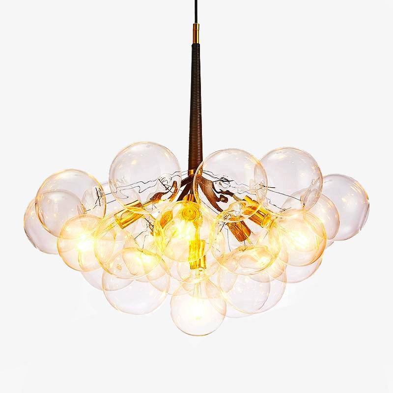 Elegant bubble design chandelier.