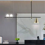 Lustre Design Boule Et Cône Magic Luminaire Doré