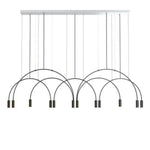 Lustre Design Branches U Fines Luminaire Doré