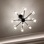 Lustre Design Nevis Ajustable Transparent Luminaire Chambre