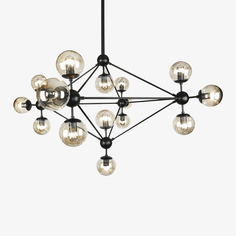 Elegant Contemporary Black Chandelier Design
