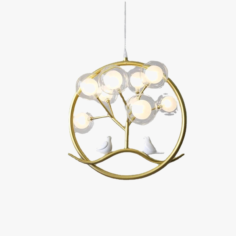 elegant bright Nordic chandelier