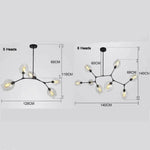 Lustre Doré Boules De Verre Lindsey Luminaire Chambre