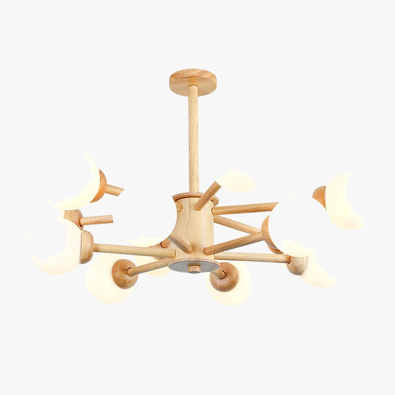 Elegant wooden design pendant chandelier
