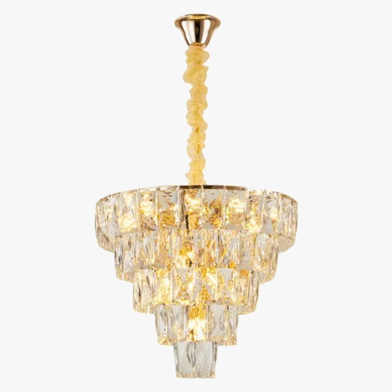 Nordic design crystal chandelier for elegant interior