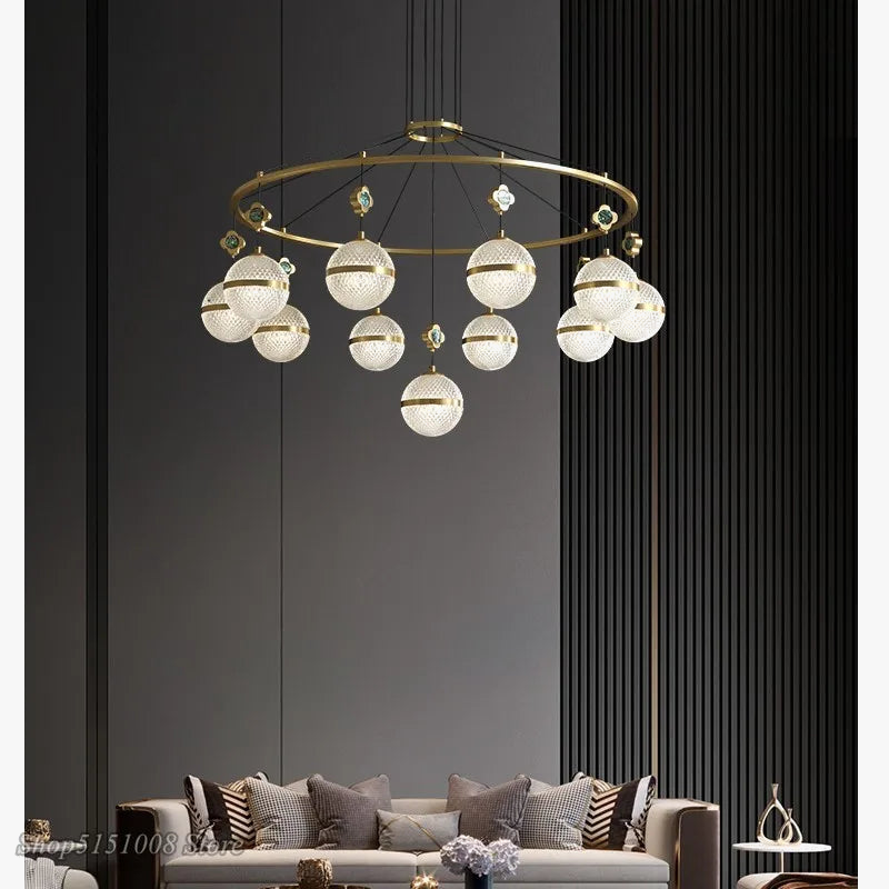 2021 Luxury Modern Minimalist Crystal Chandelier
