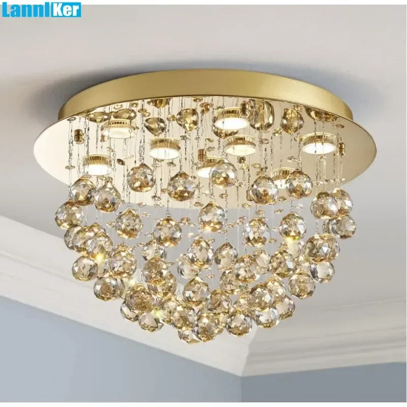 Modern Crystal Chandelier for Elegant Interior Lighting