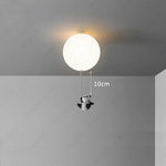 Lustre Enfant Led Ballon Panda C / 15Cm Luminaire Chambre