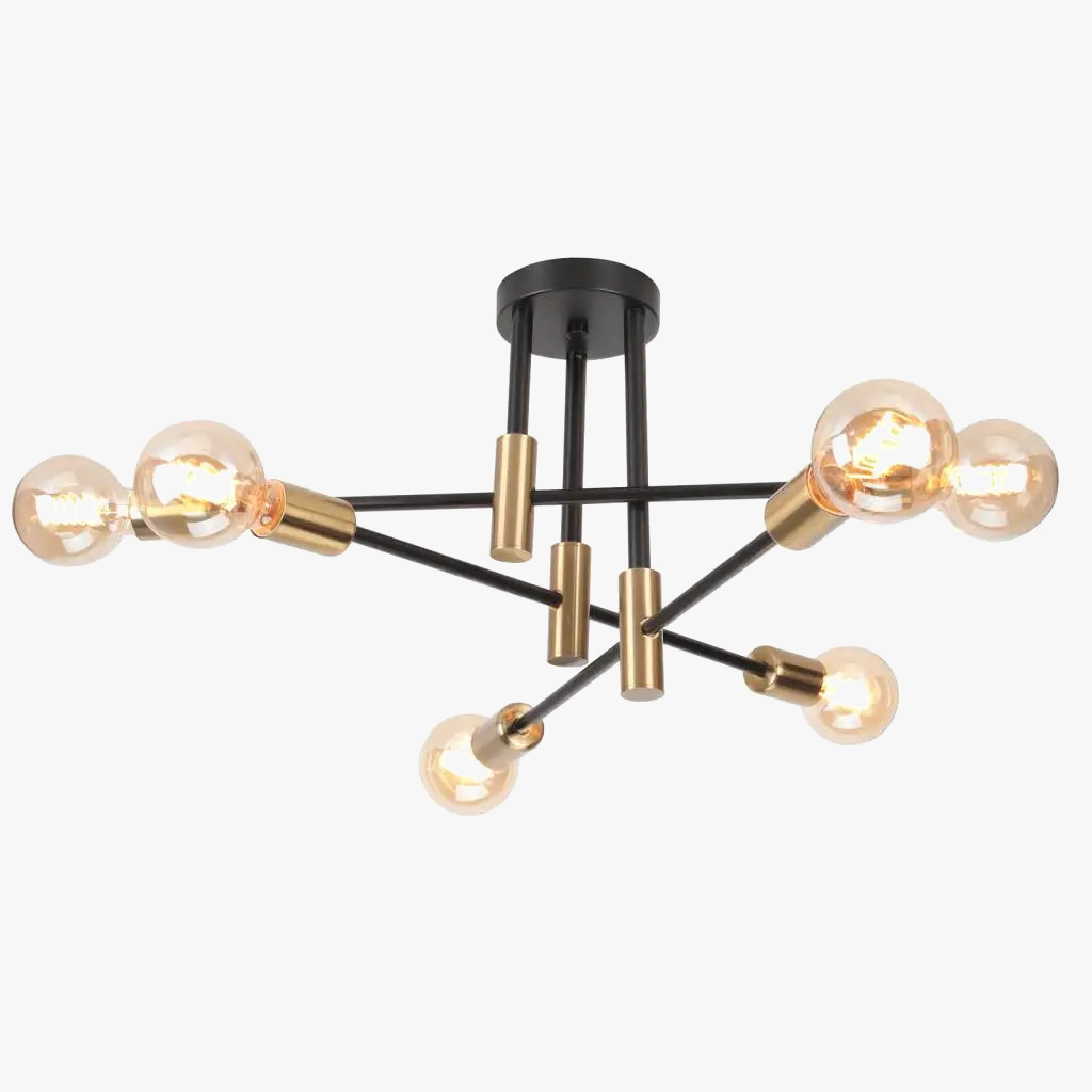 Vintage metal retro design chandelier