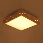 Lustre Led Carré Japonais Luminaire Chambre