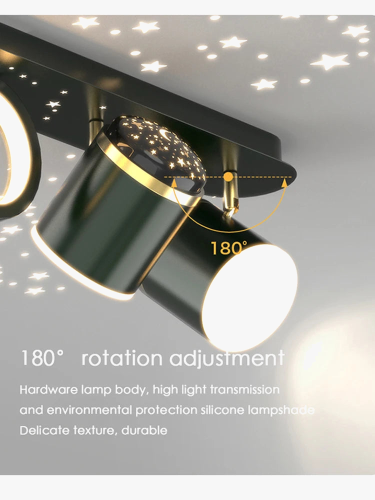 Modern LED star design chandelier