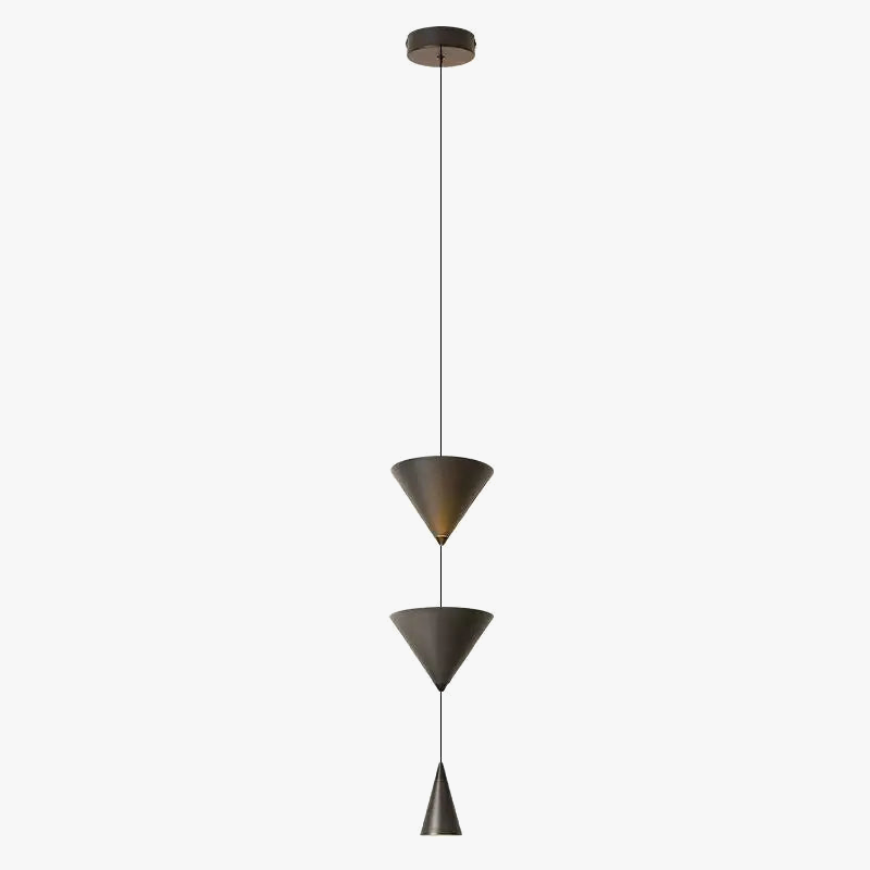 Creative Black and White Metal LED Chandelier
