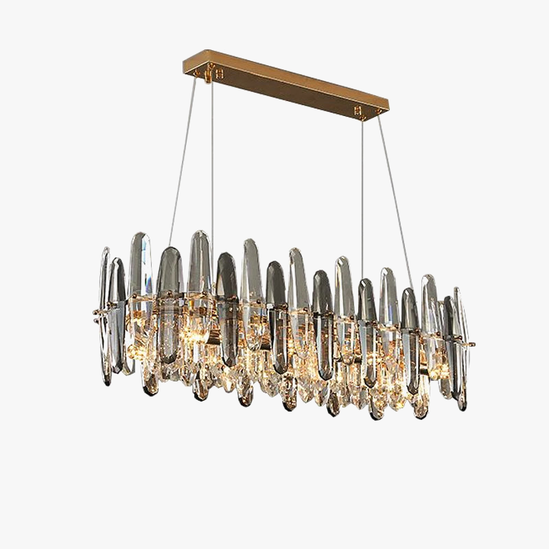 Dimmable K9 Crystal Luxury LED Chandelier Christmas Decoration