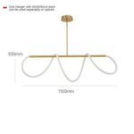 Lustre Led Doré Bandeau Lumineux Shadow Luminaire Chambre