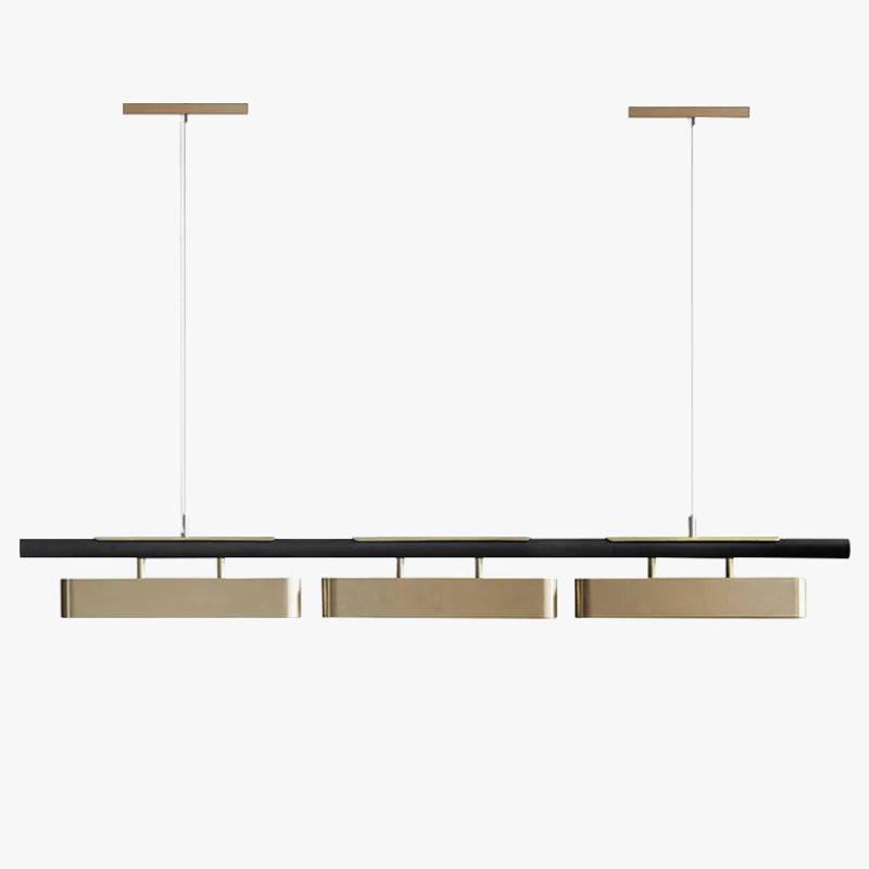 Elegant black contemporary pendant light
