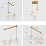 Lustre Led Formes Géométriques Yria Luminaire Chambre