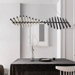 Lustre Led Métallique Réglable Lucian Luminaire Chambre