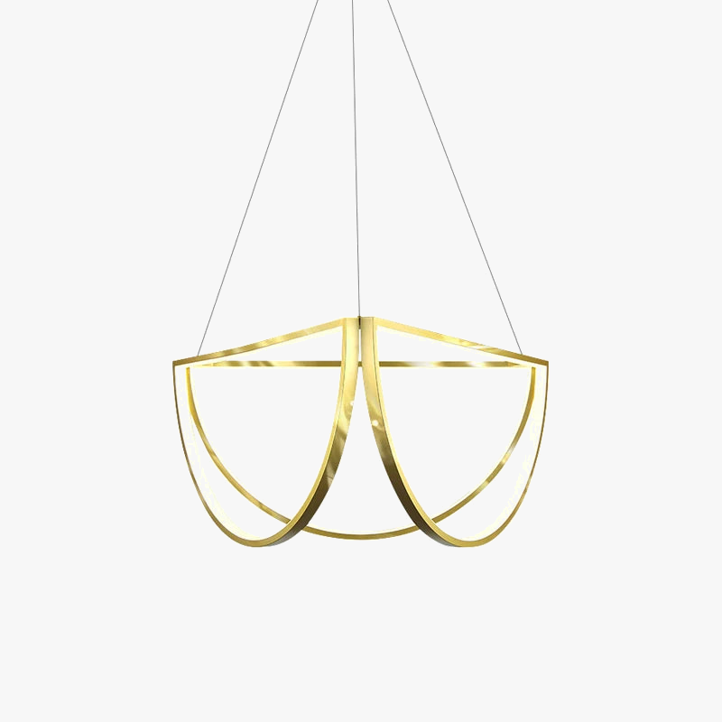 dimmable minimalist LED chandelier trendy indoor lighting