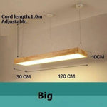 Lustre Led Moderne Bois Rectangle Fly L / Froide Luminaire Chambre
