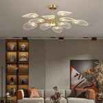 Lustre Led Pétale Akimera Moderne Luminaire Chambre