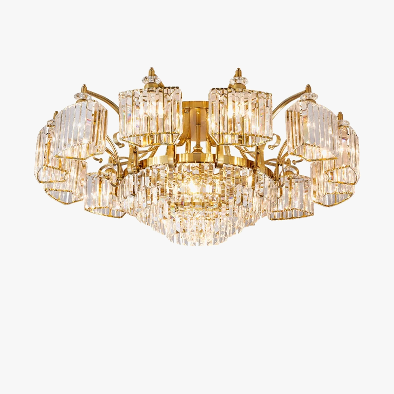 Dimmable postmodern LED chandelier for elegant interiors 2024
