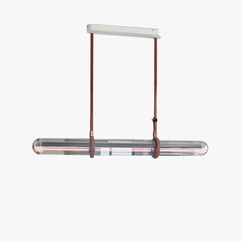 Elegant luminous contemporary suspended chandelier