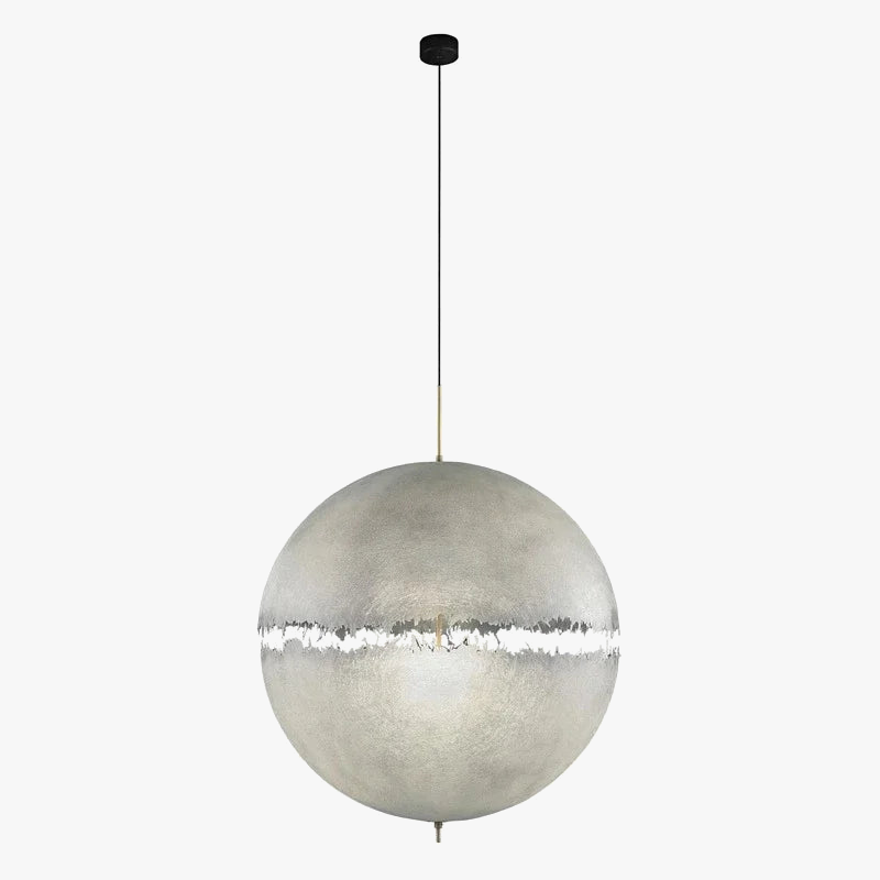 moon LED Italian design chandelier PostKrisi fiberglass