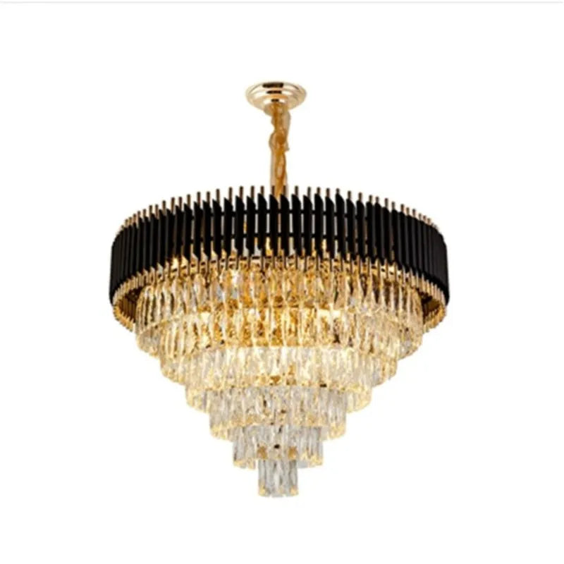 Elegant Indoor Modern Crystal Hanging Chandelier