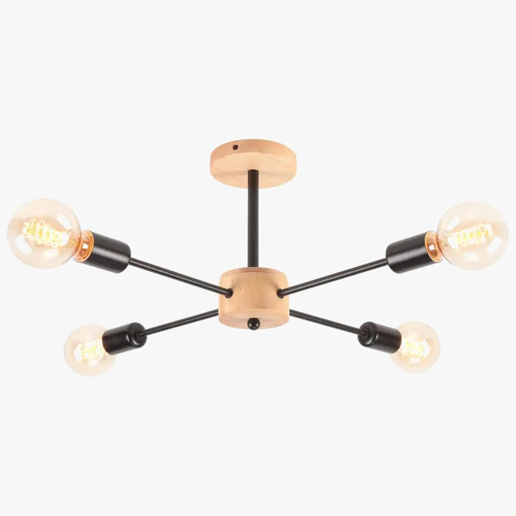 Modern luminous spider chandelier