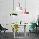 Lustre Moderne Multicolore Bois Luminaire Chambre