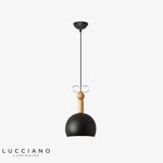 Lustre Moderne Multicolore Bois Noir / A - Petit Luminaire Chambre