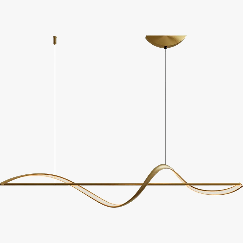 Modern chandelier for suspended indoor lighting
