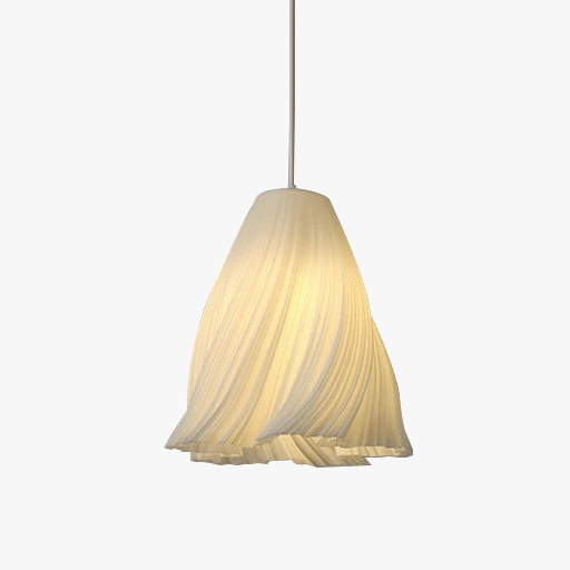 simple modern creative 3D printed three-light chandelier