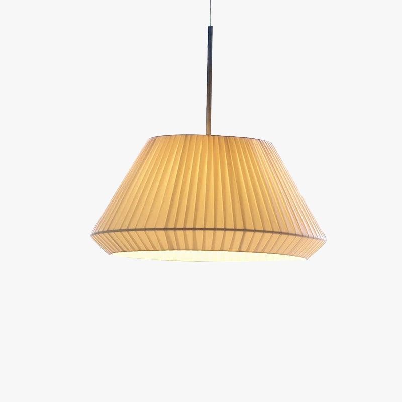 Modern Nordic Fabric Chandelier with Simple Warm Suspension
