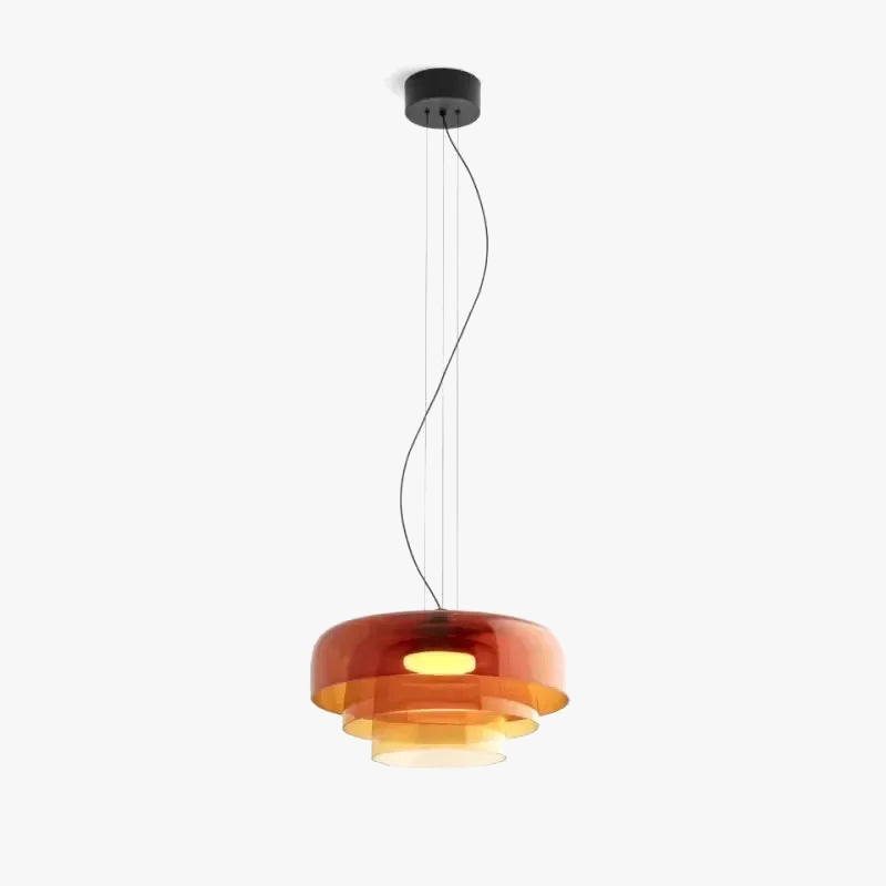 Simple Nordic glass wire chandelier for home decoration