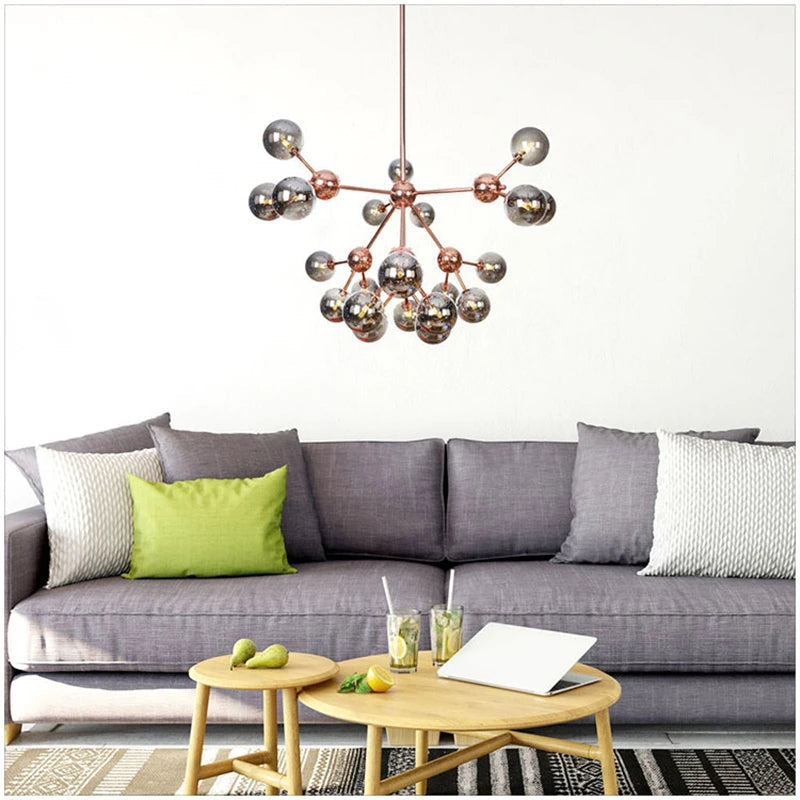 Nordic multi-head chandelier for interior decoration