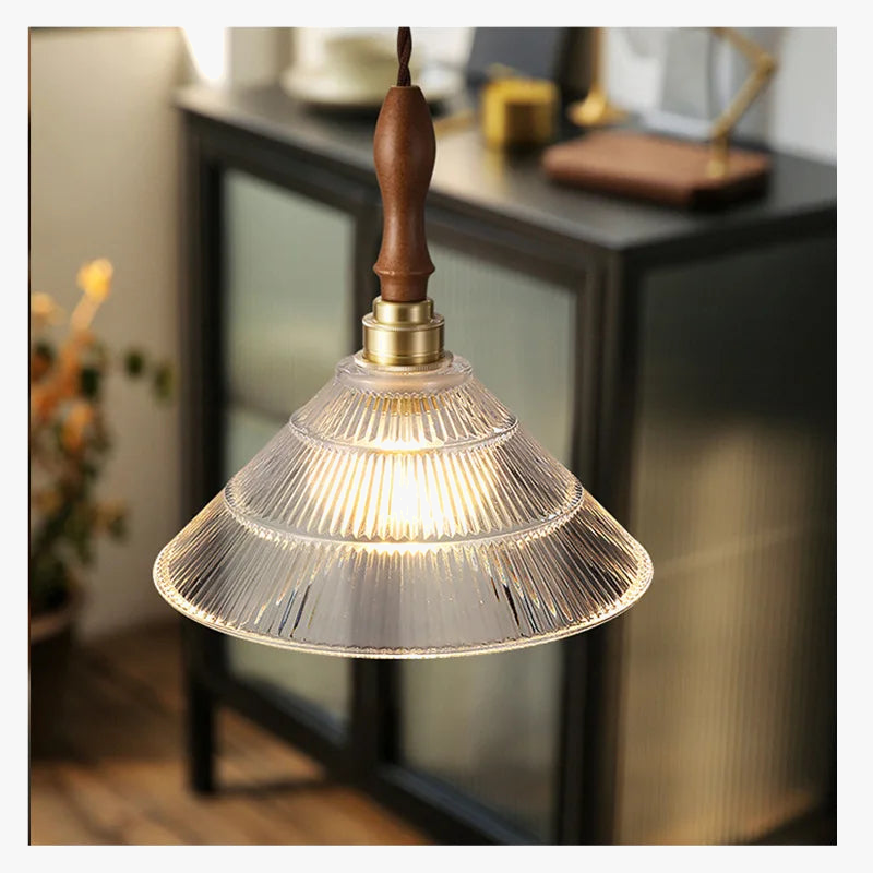 Retro copper chandelier, vintage elegance
