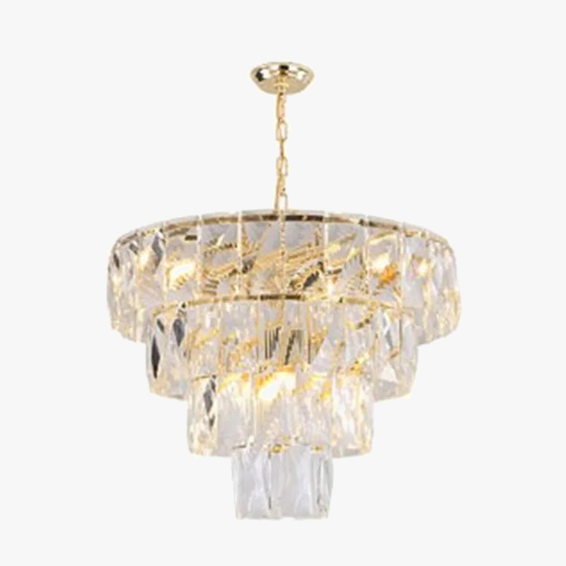 Shiny Contemporary Round Chandelier