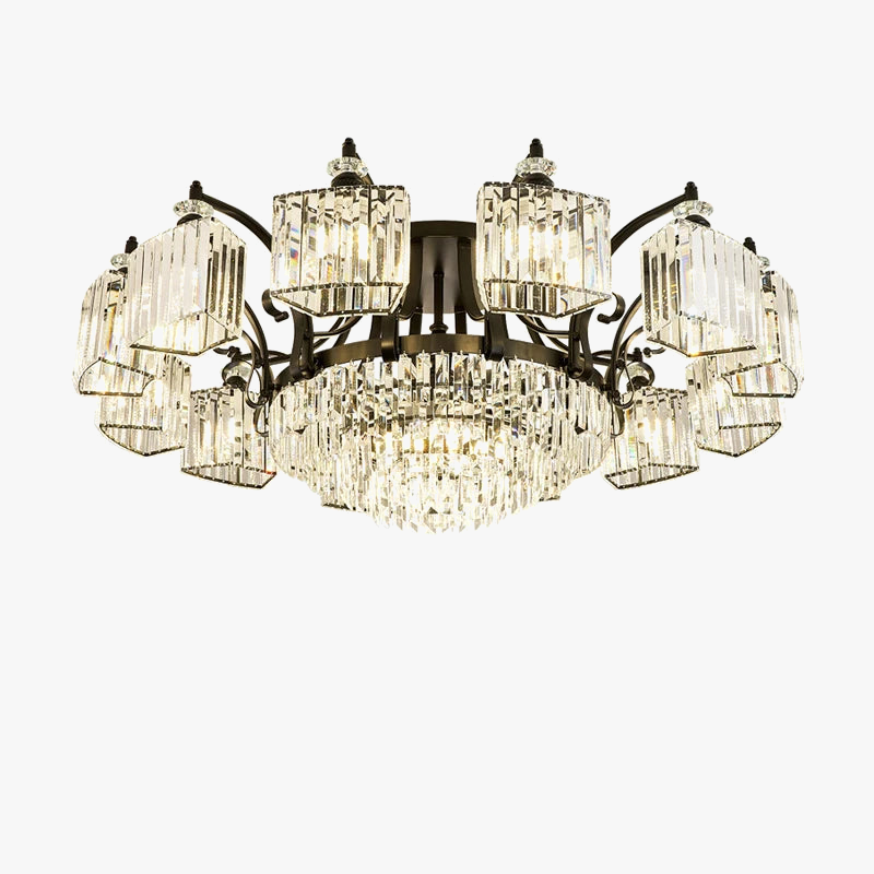 Dimmable round LED chandelier luxury 2022