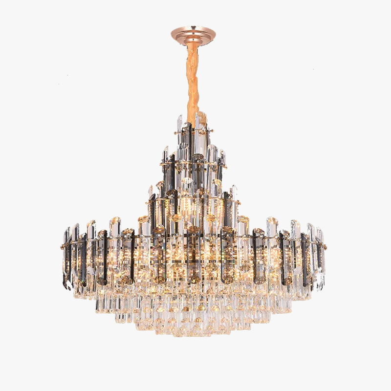 modern design dimmable crystal pendant chandelier
