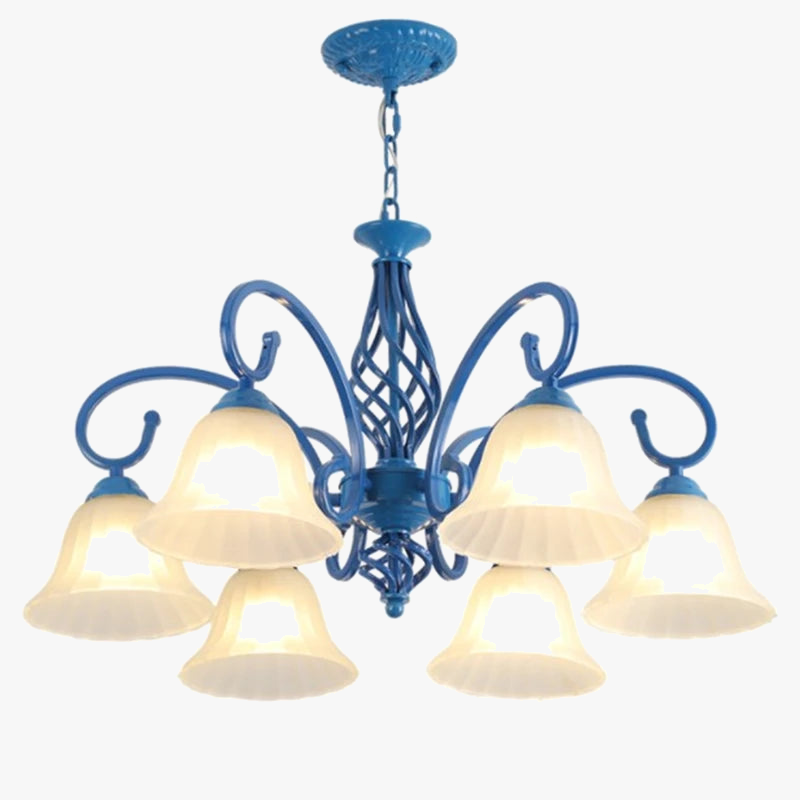 Elegant Wrought Iron Pendant Chandelier