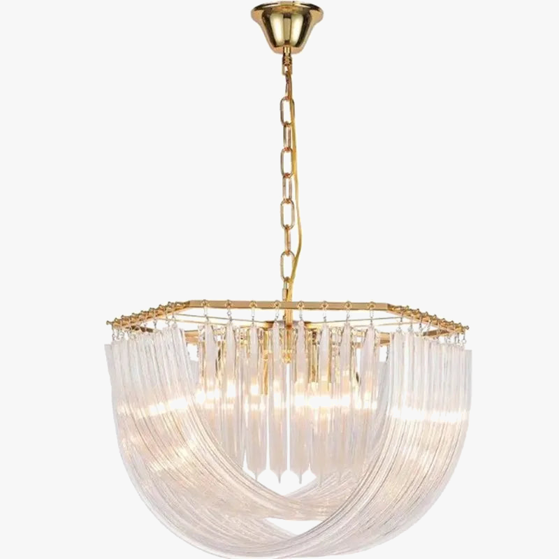 Elegant Gold Contemporary Chandelier