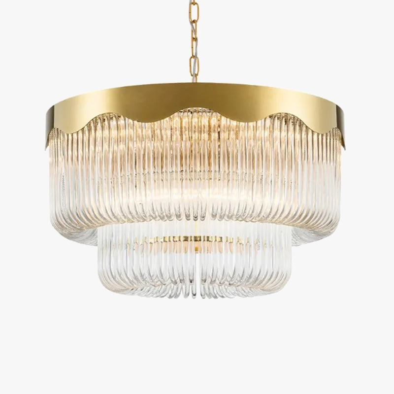 modern crystal glass elegant design pendant light