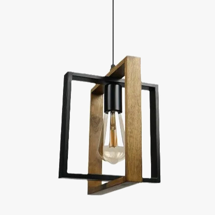 Vintage Wooden Chandelier Rustic Elegance