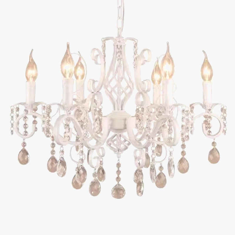 Refined and luminous vintage chandelier